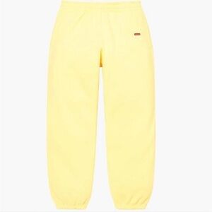 Supreme Yellow Sweatpants Relaxed Fit Joggers